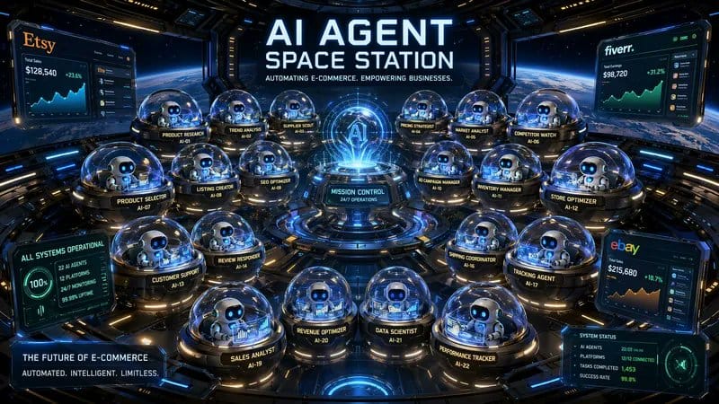 电商自动化把选品上架客服发货交给 agent