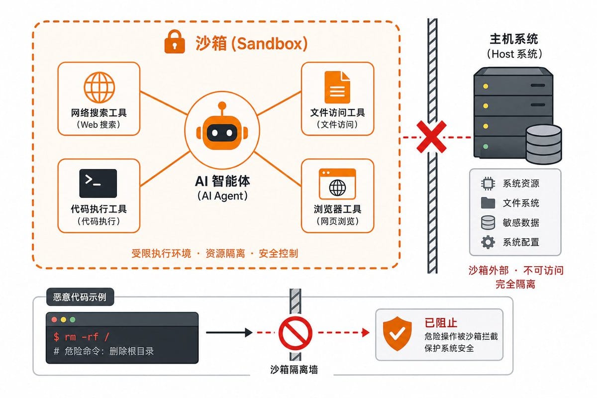 用Docker容器沙箱隔离限制每个会话的CPU内存