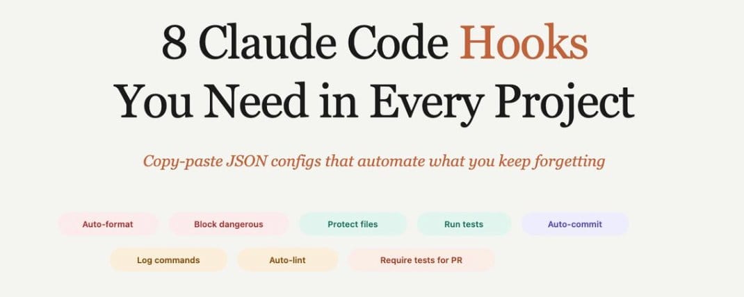 8 个 Claude Code Hooks 实战（译）