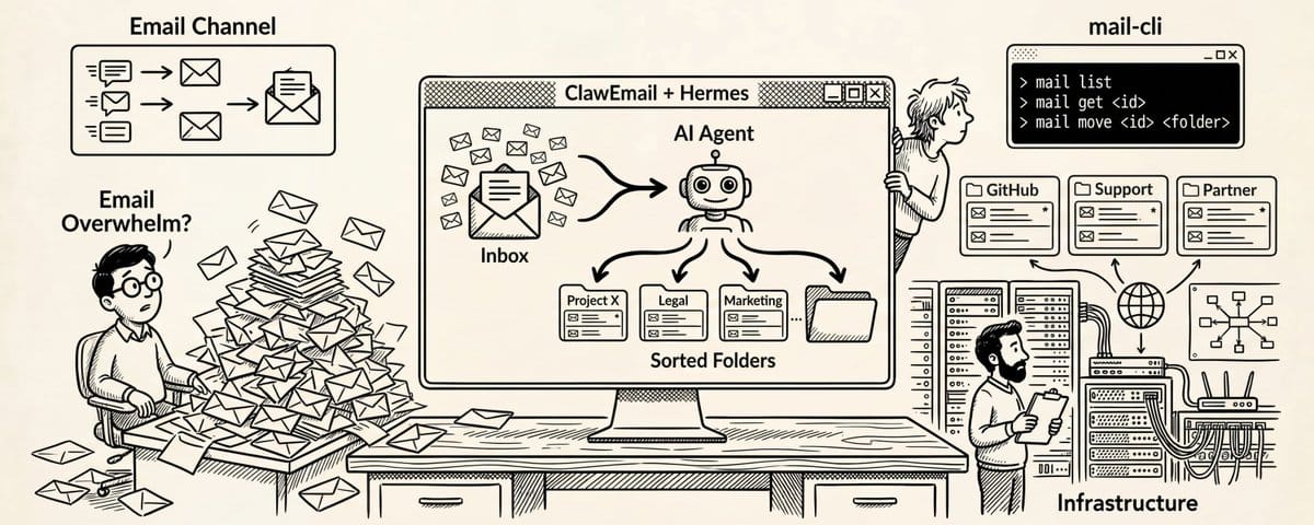 给 Agent 发工资前，先给它一个工作邮箱 ：在 Hermes 上跑通 ClawEmail 的这段实践（前200名可体验）