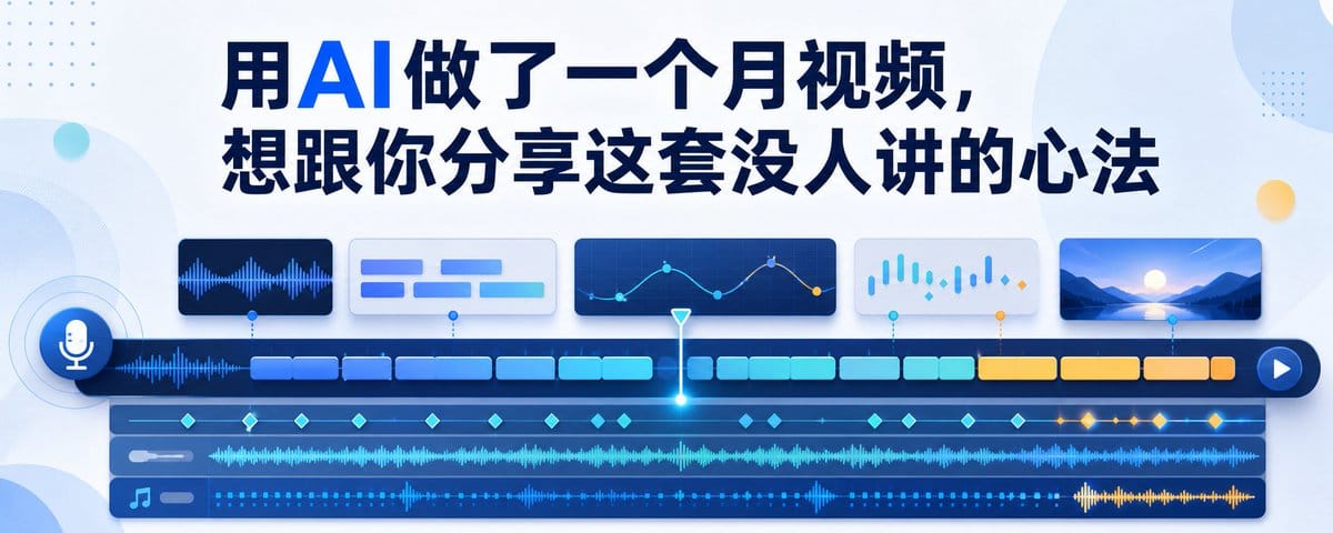 用AI做了一个月视频，想跟你分享这套没人讲的心法
