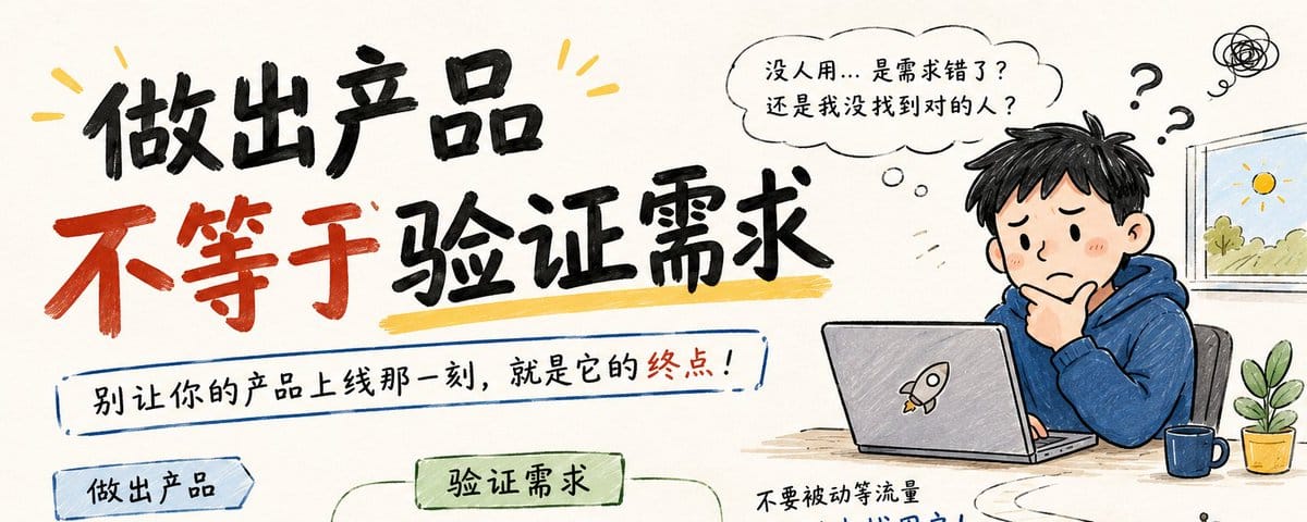 做出产品不等于验证需求