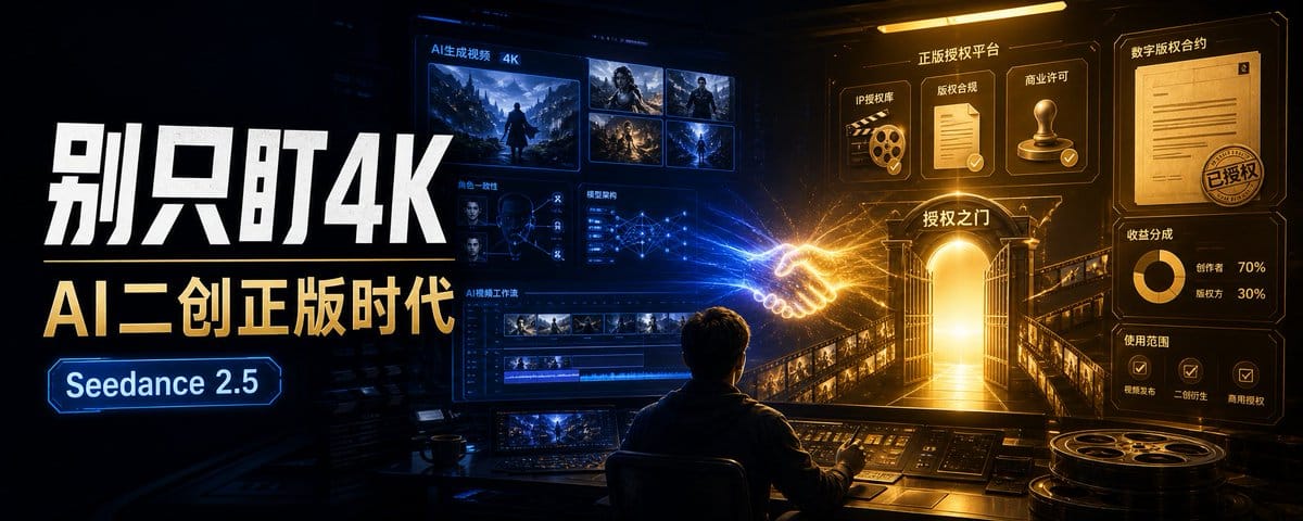 都在喊 Seedance 2.5 出 4K 了,但真正的大事是“周星驰”