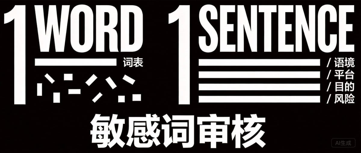 dbskill 开源敏感词过滤审核 skill，这是我的设计方案