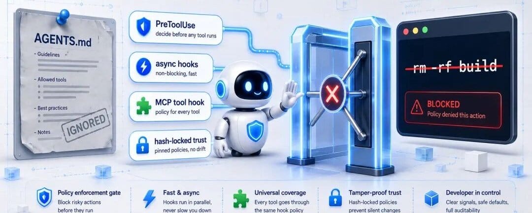 Codex 的 hook 能异步跑了，还能直接调 MCP 工具，让 AI 守规矩终于不靠自觉！