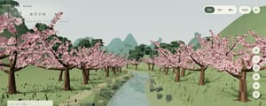我用 GPT 6 Astra 做了一个 3D 版的《桃花源记》（文中含提示词）