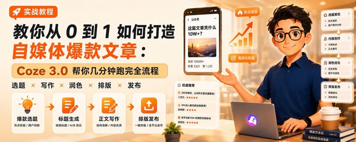 打造0-1爆款文章工作流：我用这套方法10篇爆了8篇 !一次性教会你！