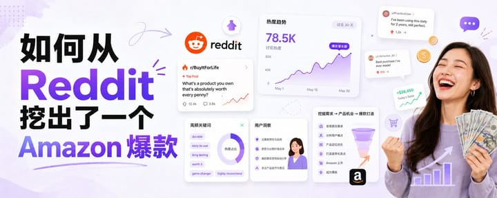 如何从 Reddit 挖出了一个 Amazon 爆款