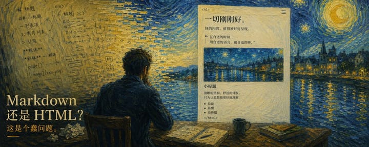 Markdown还是HTML？这是个蠢问题！