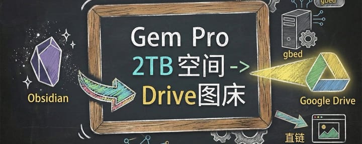 如何白嫖Google Drive免费当作Obsidian图床？