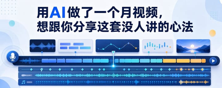 用AI做了一个月视频，想跟你分享这套没人讲的心法