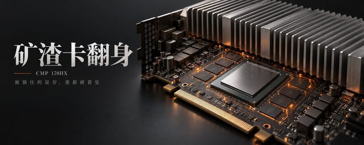一张废物矿渣卡，价格涨了几十倍：不用改硬件，8GB 显存解锁到 64GB。挖矿的卡，怎么跑上了大模型？